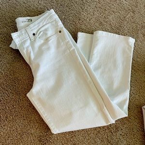 J Crew Vintage Cropped white jean